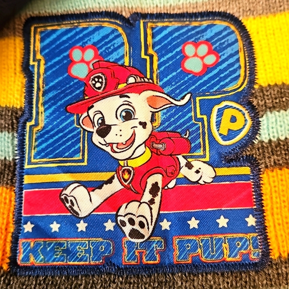 Paw Patrol Nickelodeon Boy's Hat & Mittens Set New - Picture 3 of 6